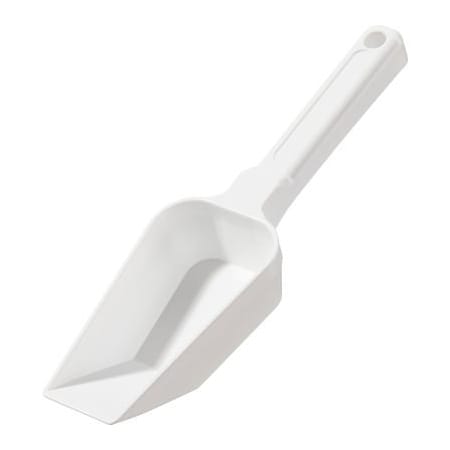 Bel-Art SP Bel-Art Sterileware Flat Bottom Sampling Scoop, White, 25ml 0.8oz, Individually Wrapped 100Pk 369110025